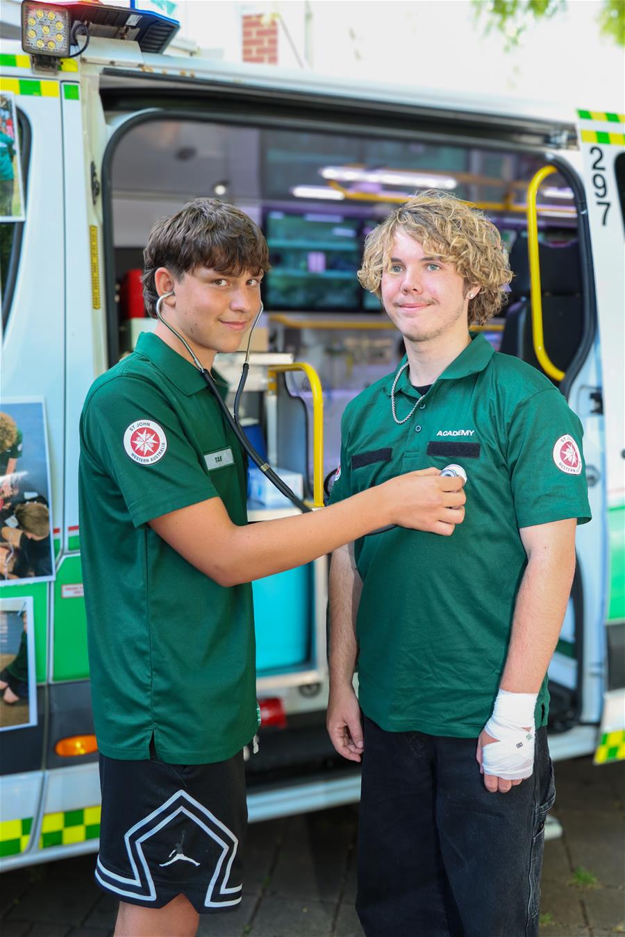 Emergency situation at an event