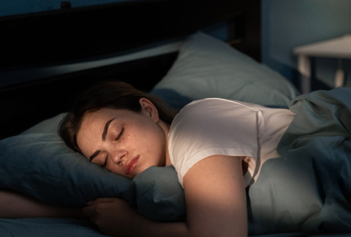 a women asleep