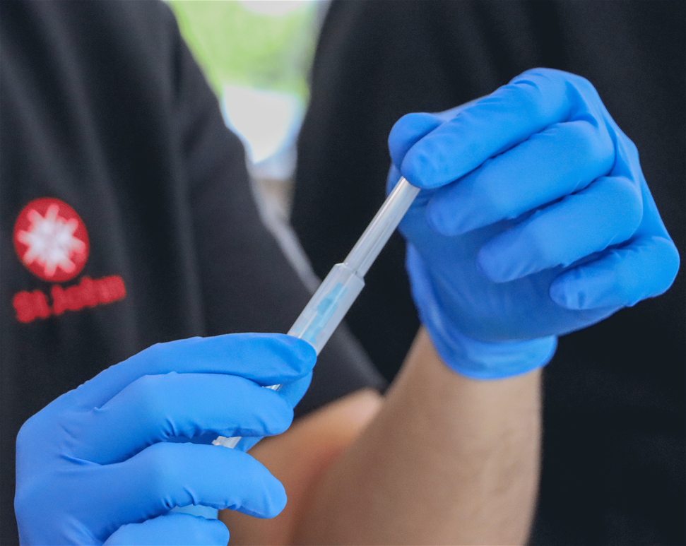 Emergency first aid training in action