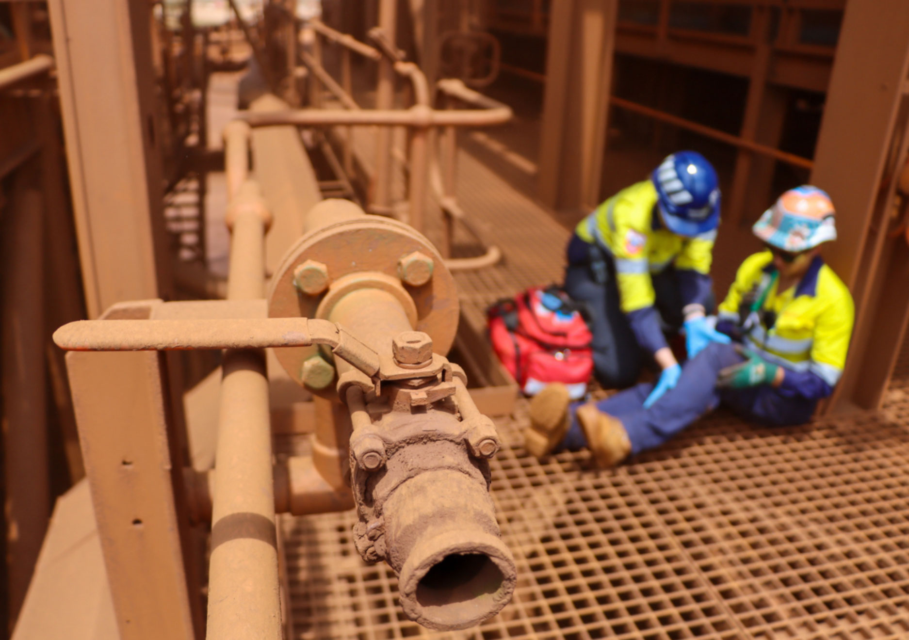 Emergency situation at an event