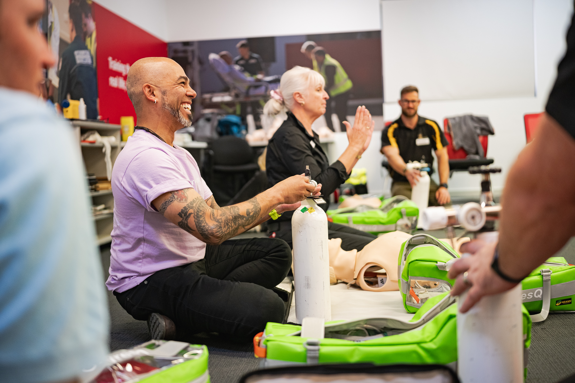 Emergency situation at an event