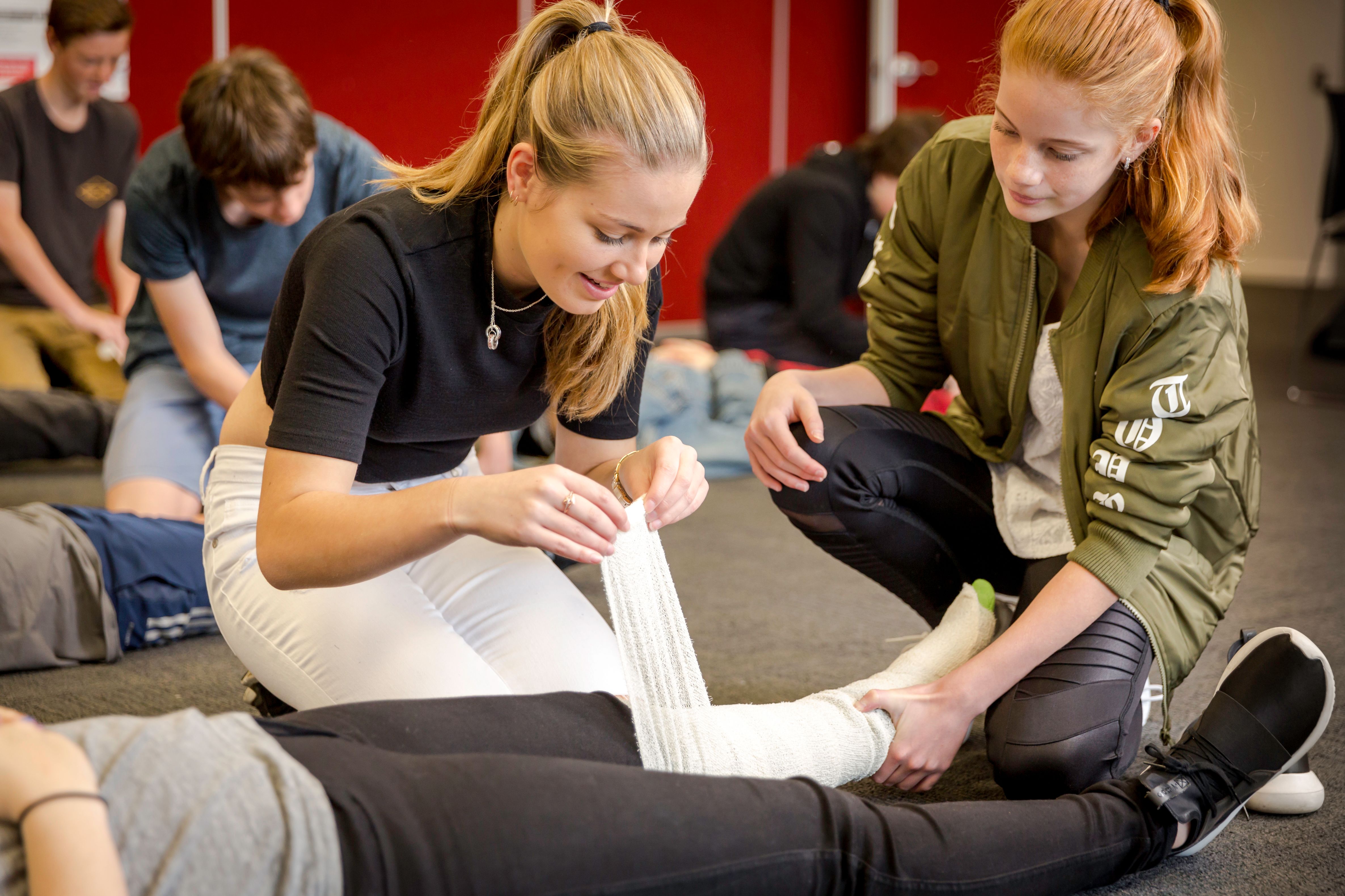 Professional paramedic training instructor